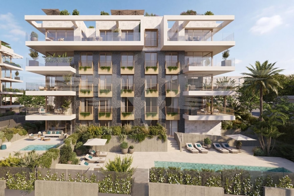 Rendered exterior view